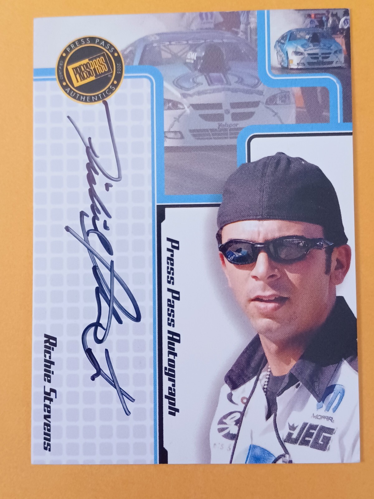 Richie Stevens 2005 Press Pass Authentic Autograph NHRA A eBay