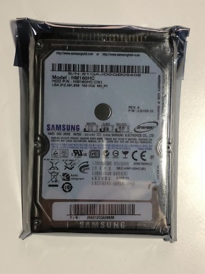 NEU 160GB IDE PATA Samsung HM160HC Festplatte 2.5'' IDE 8 MB Cache 5400 RPM