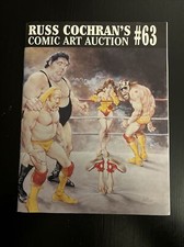 Hulk Hogan Andre Giant Macho Man RARE RUSS COCHRAN ART AUCTION CATALOG #63 2002!