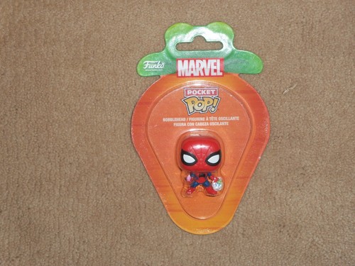 NEW, FUNKO MARVEL SPIDER-MAN Carrot Pocket Pop! Vinyl Figure, EASTER