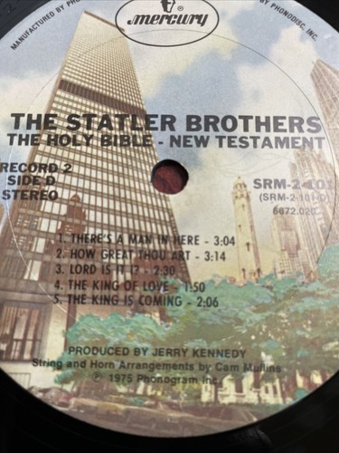 The Statler Brothers The Holy Bible - Old Testament Vinyl LP 1975 Mercury - Picture 15 of 16