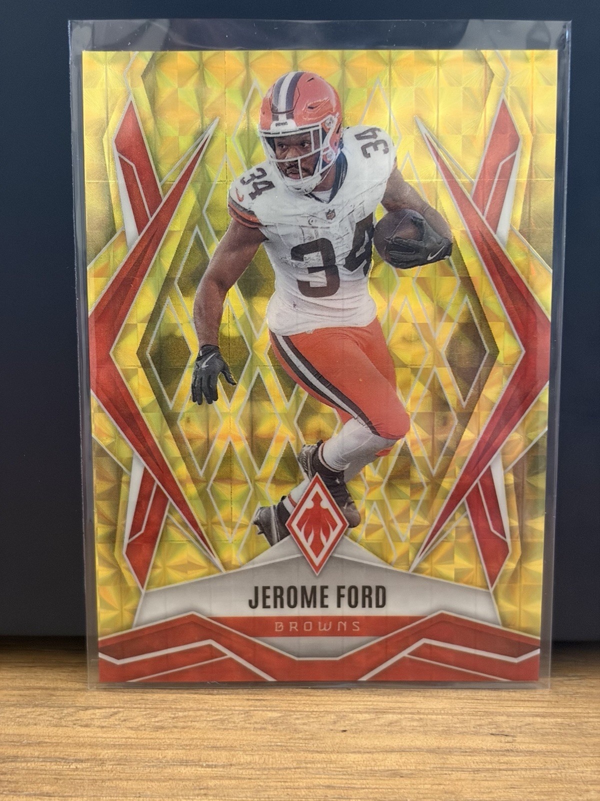2025 Panini Phoenix - Jerome Ford #3 Yellow Pyramids 167/185