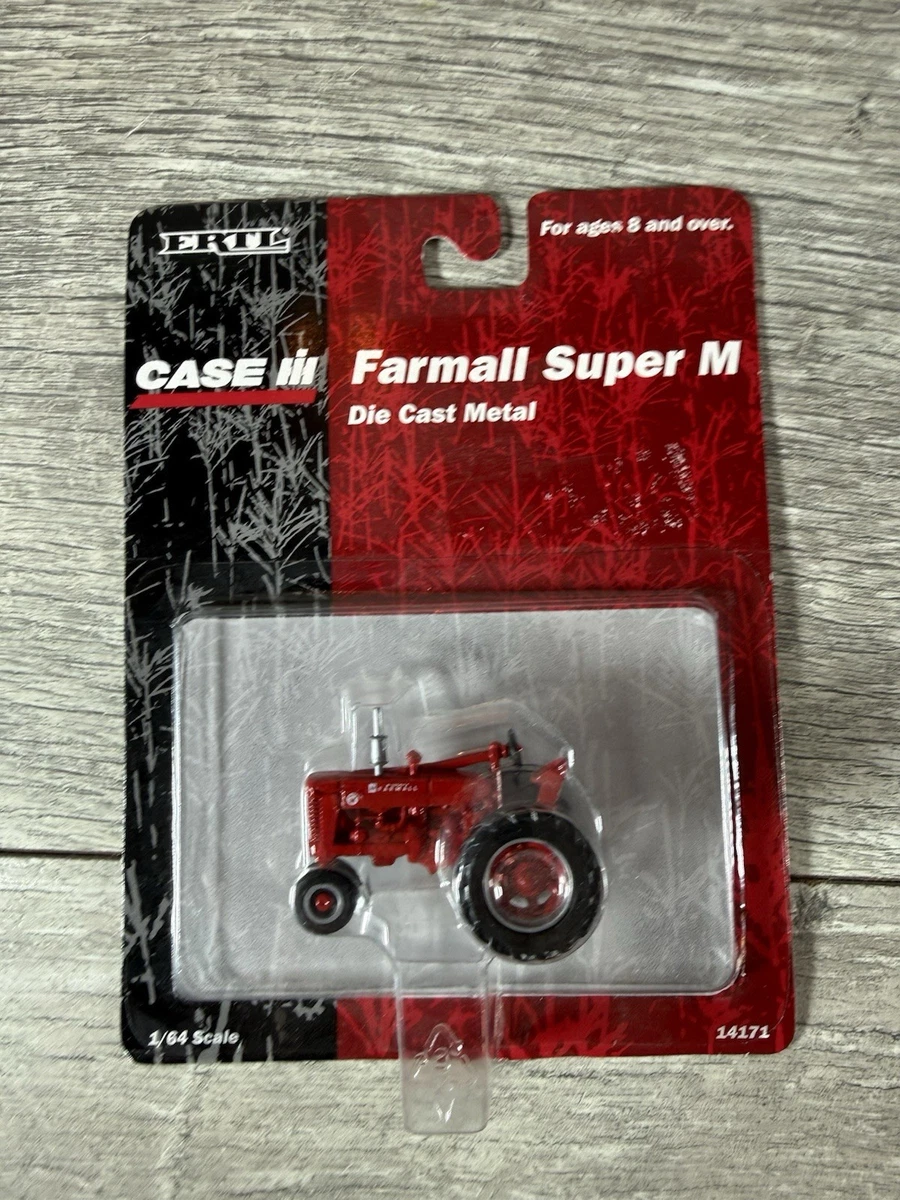 Farmall Super M Tractor In Contemporary Manufacture Diecast Farm