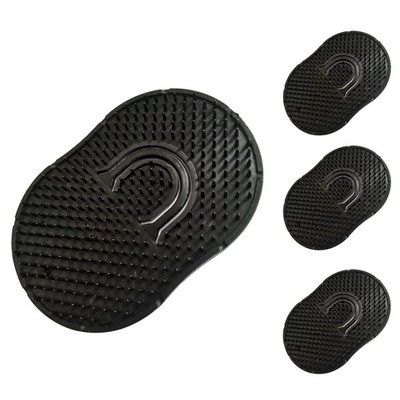 Soft 'N Style 4 Packs Pocket Comb, Palm Comb, Pocket Brush, Shampoo Brush
