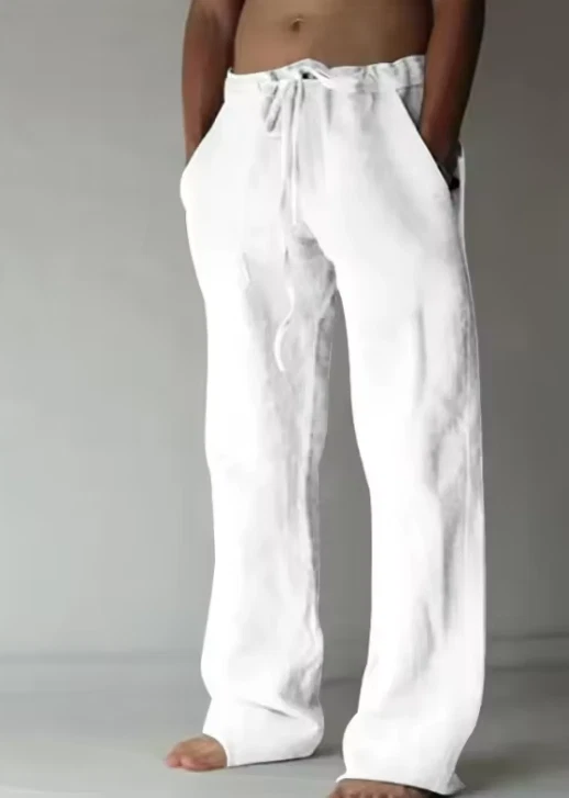 baggy pants Men's Cotton Linen Casual Pants Breathable Trousers Fitness Streetw
Opens in a new windo