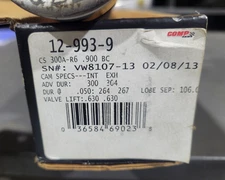 Oval Track Mechanical Roller / Comp Cams 12-993-9 / Small Block Chevy / 300AR-6