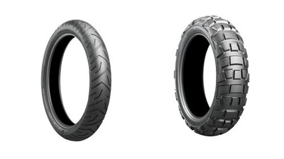 Pair OEM Tires BAX AD A41 + BAX ADX AX41 For Yamaha XVS950 Bolt Scrambler 17-20