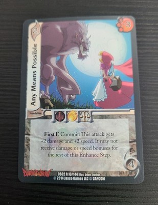 2014 Jasco Games Darkstalkers Any Means Possible Foil 13/144
