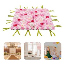 Artificial Flower Wall Background Silk Rose Flower Panels Wedding Backdrop Decor