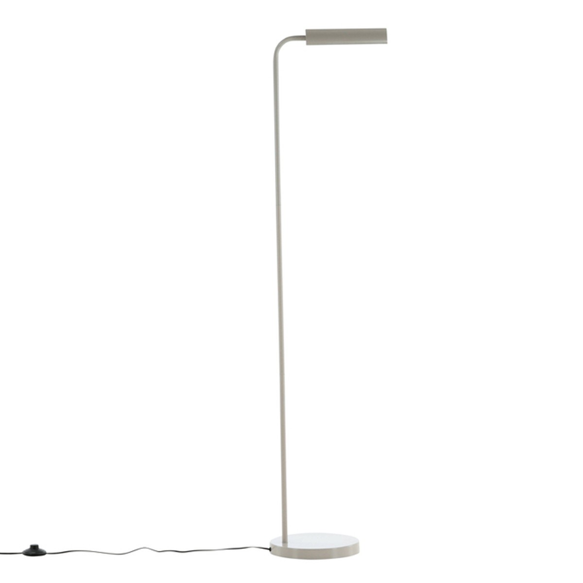 Lampadaire de salon Harmonica 144cm en tissu plissé beige haut de gamme