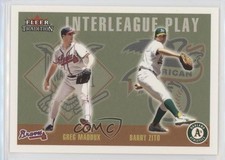 2003 Fleer Tradition Update Interleague Play Greg Maddux Barry Zito HOF 0q3