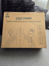 EVDANCE EV CHARGING CABLE MODE 2  CHARGER 6 Metre type 2 cable 3 pin uk 10a IP66