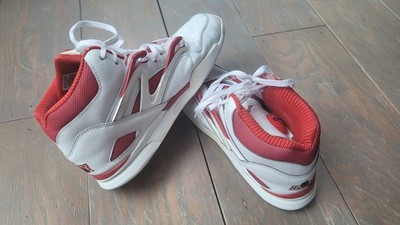 Reebok The Pump Hexalite White Red High Top Sneakers Mens Size 12 Retro
