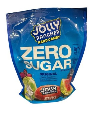 Jolly Rancher Zero Sugar Hard Candy Assorted Fruit Flavors 3.6oz Bag