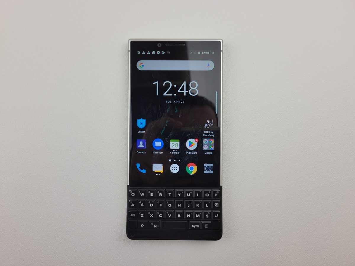 BlackBerry Key2 (BBF100-2) 64GB - Silver (GSM Unlocked) - POOR