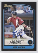 2006 Bowman Originals Buyback 121/127 Jeff Mathis (2003 Draft) #BDP147 Auto 0r4