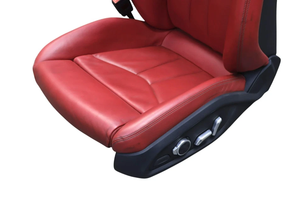 Conjunto de asiento del conductor izquierdo de cuero rojo Audi R8 V10 cupé Express 2017-2023 OEM Foto 2 de 4