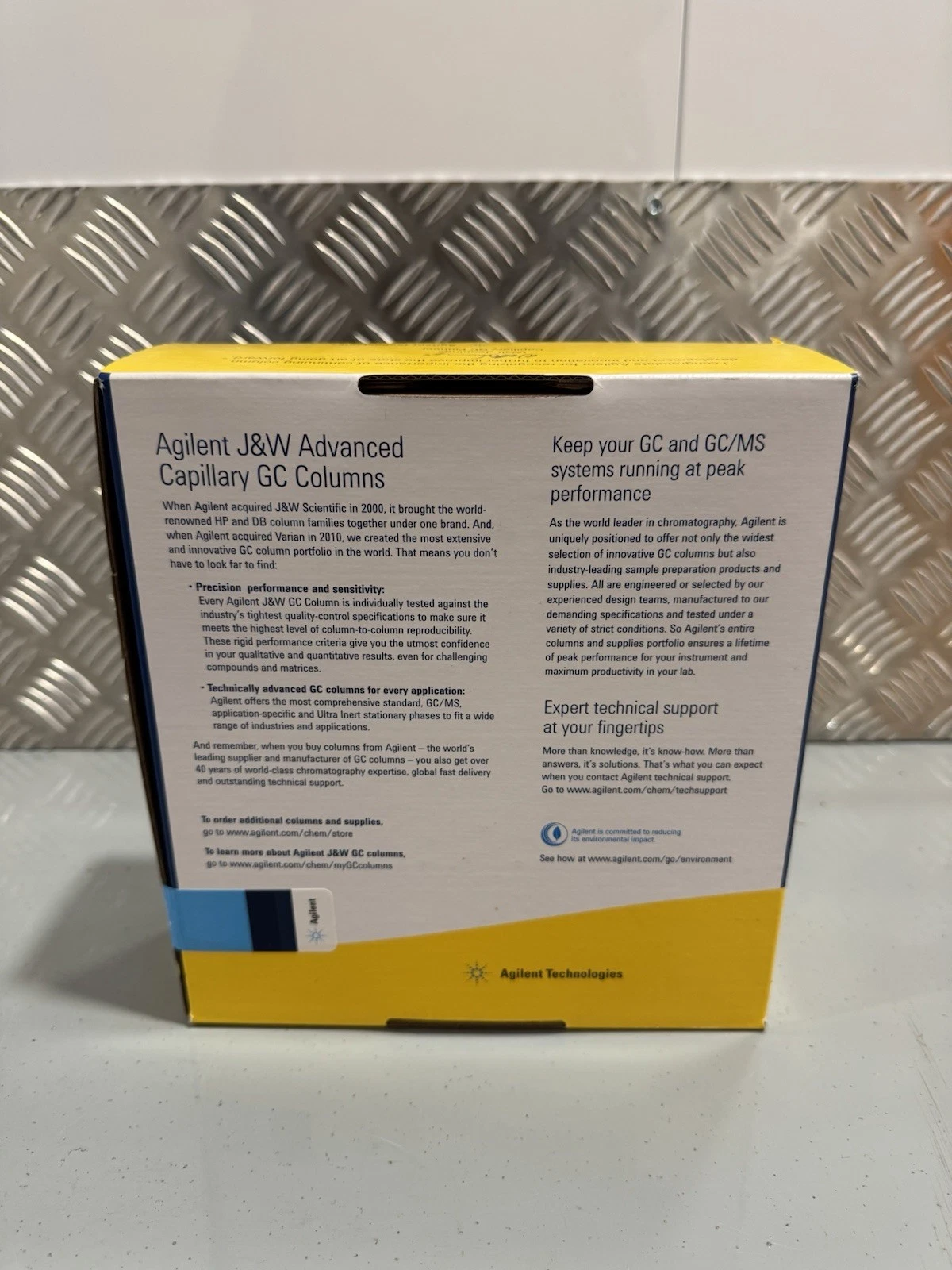 Agilent 19091S-433UI GC Column HP-5MS Ultra Inert 30m 0.250mm Brand New Sealed 4