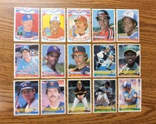 1984 Donruss Baseball 90 Card Lot Of Stars, Commons, HOF'ERS (Read Description)