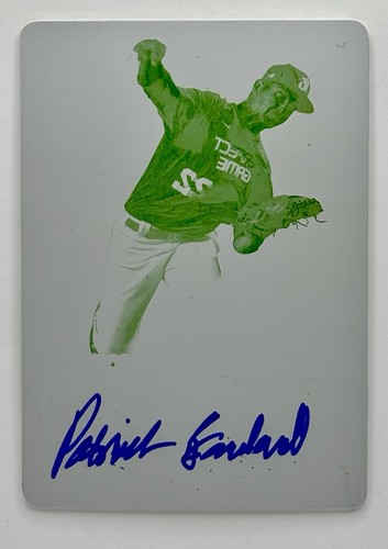 2014 Leaf Metal Patrick Sandoval Auto Yellow Printing Plate 1/1 #PGM-PS1