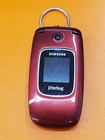 ⭐️⭐️⭐️⭐️ ️ Cell Phone Used Great Call Samsung Jitterbug 5 Red