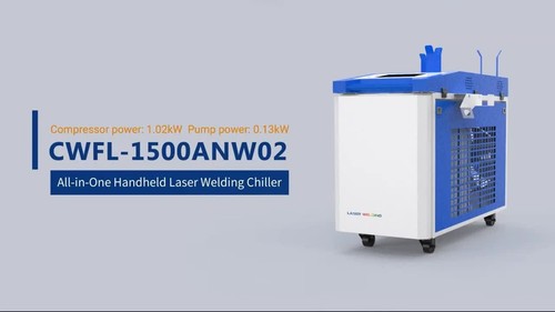 【AT DE】Raycus 1500W 4 IN 1 Double Pendulum Fiber Laser Welding Cleaning Machine - Video 1 of 1