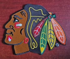 Chicago Blackhawks 6X6 Embroidered Iron On High Quality Patch FREE Shipping