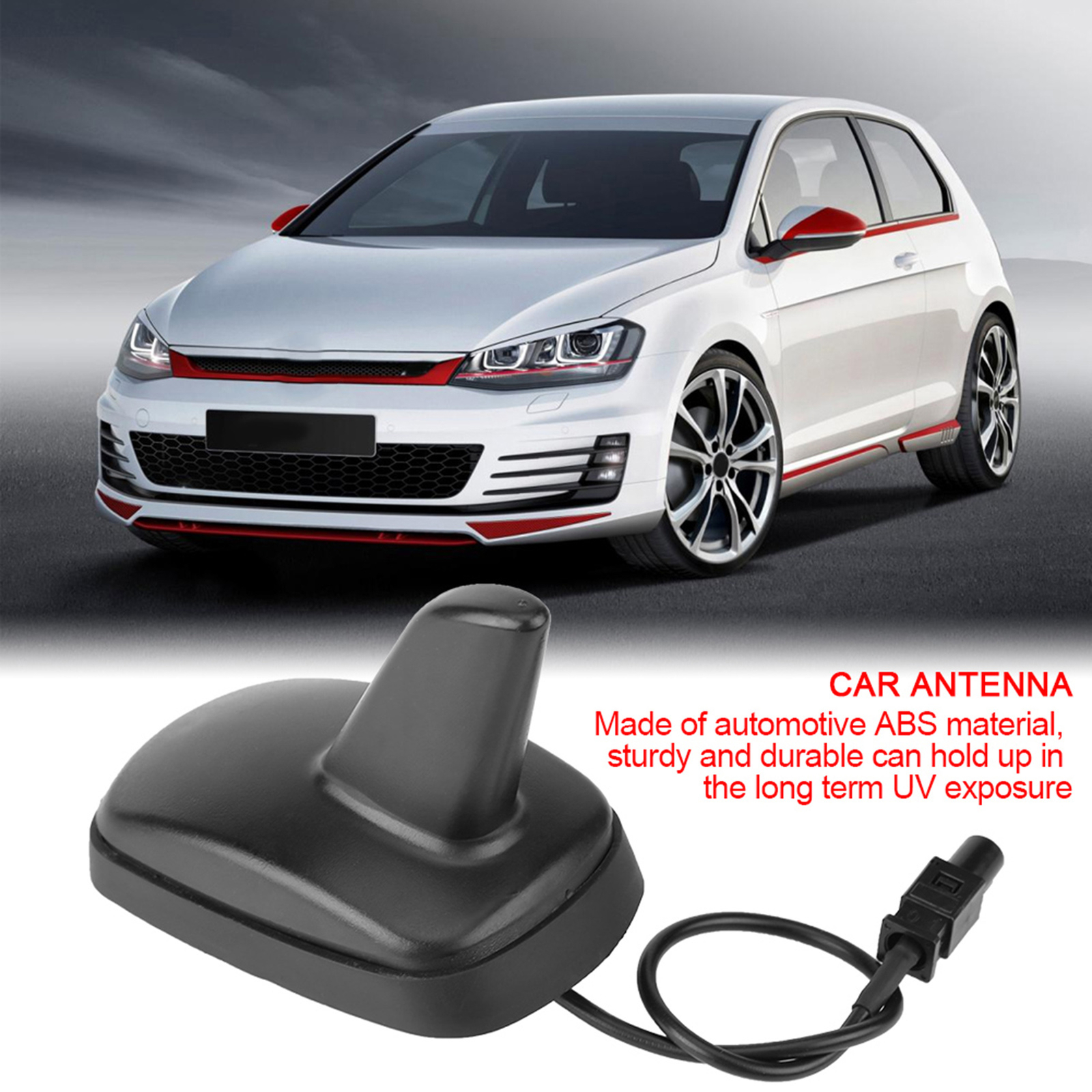 Universelle Haifischflossen-Antenne - Dachantenne Mit Adapter Für VW, Seat, Audi