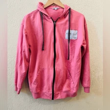 Public Desire Not so basic” Hoodie Sz S/M Salmon Coral Lightweight European