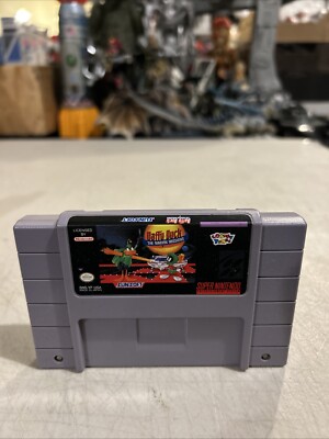 Daffy Duck Marvin Missions SNES Super Nintendo VTG Retro Looney Tunes Action Gam