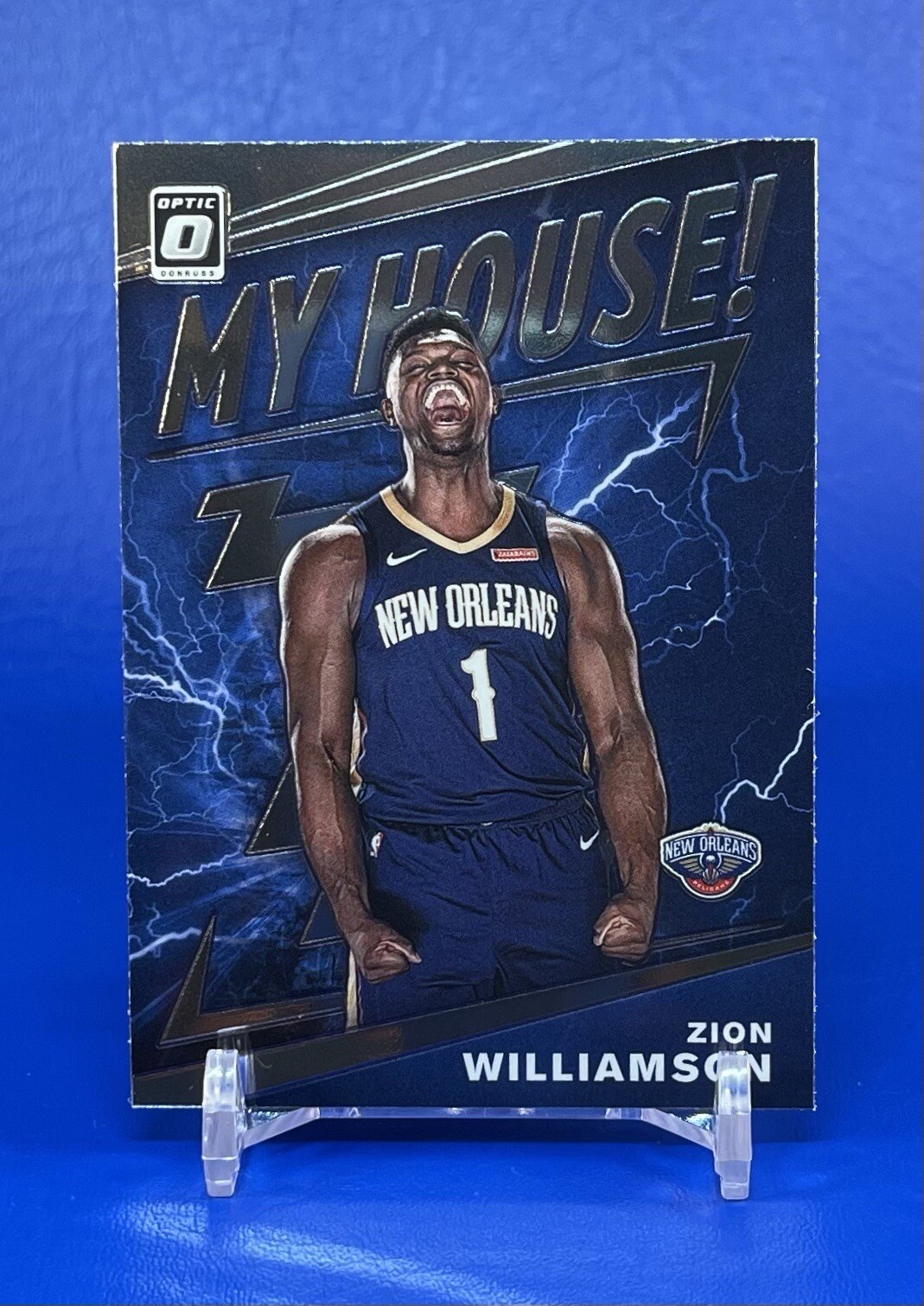 Zion Williamson 2019-20 Donruss Optic My House RC rookie card Pelicans (B) #15