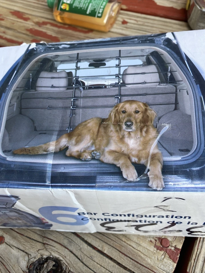 Precision Pet Universal 6-Bar Vehicle Pet Barrier Black 38.5"-69.5"w x 36"-57"h - Image 2 of 4