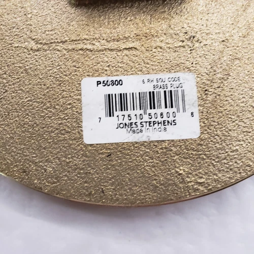 JONES STEPHENS P50600 Brass, Raised Head, Plug, 3 units - Picture 2 of 6