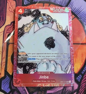 Jinbe OP01-014 ONE PIECE FILM RED Card English Official Promo Card