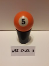  5 Orange Single Pool Ball Replacement 2 1/4 Inch