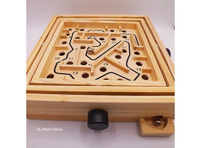 LEGLER Kugellabyrinth für Geschicklichkeit und Koordination, Naturholz, Art.-Nr. 11082