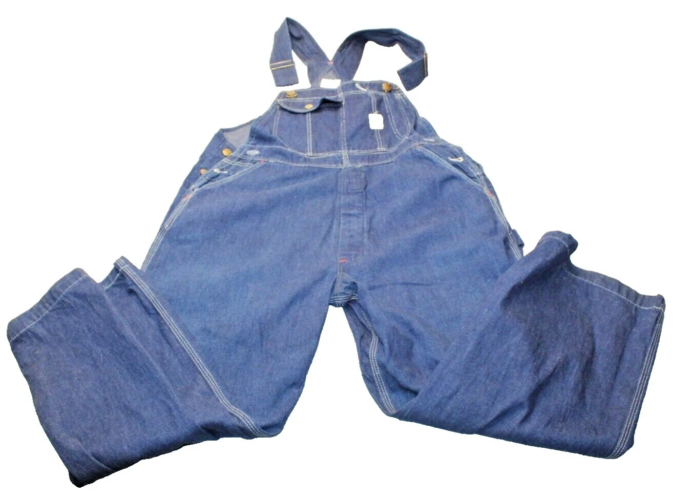 Denim Regular Size 1960s Vintage Jeans for Men