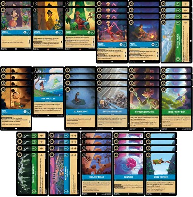 The Emperor's New Groove Disney Lorcana Deck - Custom Built - Powerful -60  Card!