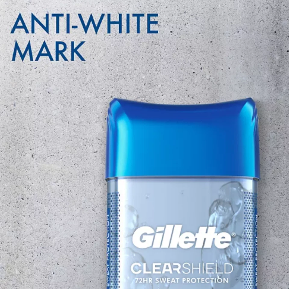 Gillette Cool Wave Clear Gel Men's Antiperspirant and Deodorant 3.8 oz 5 pk - Image 4 of 4