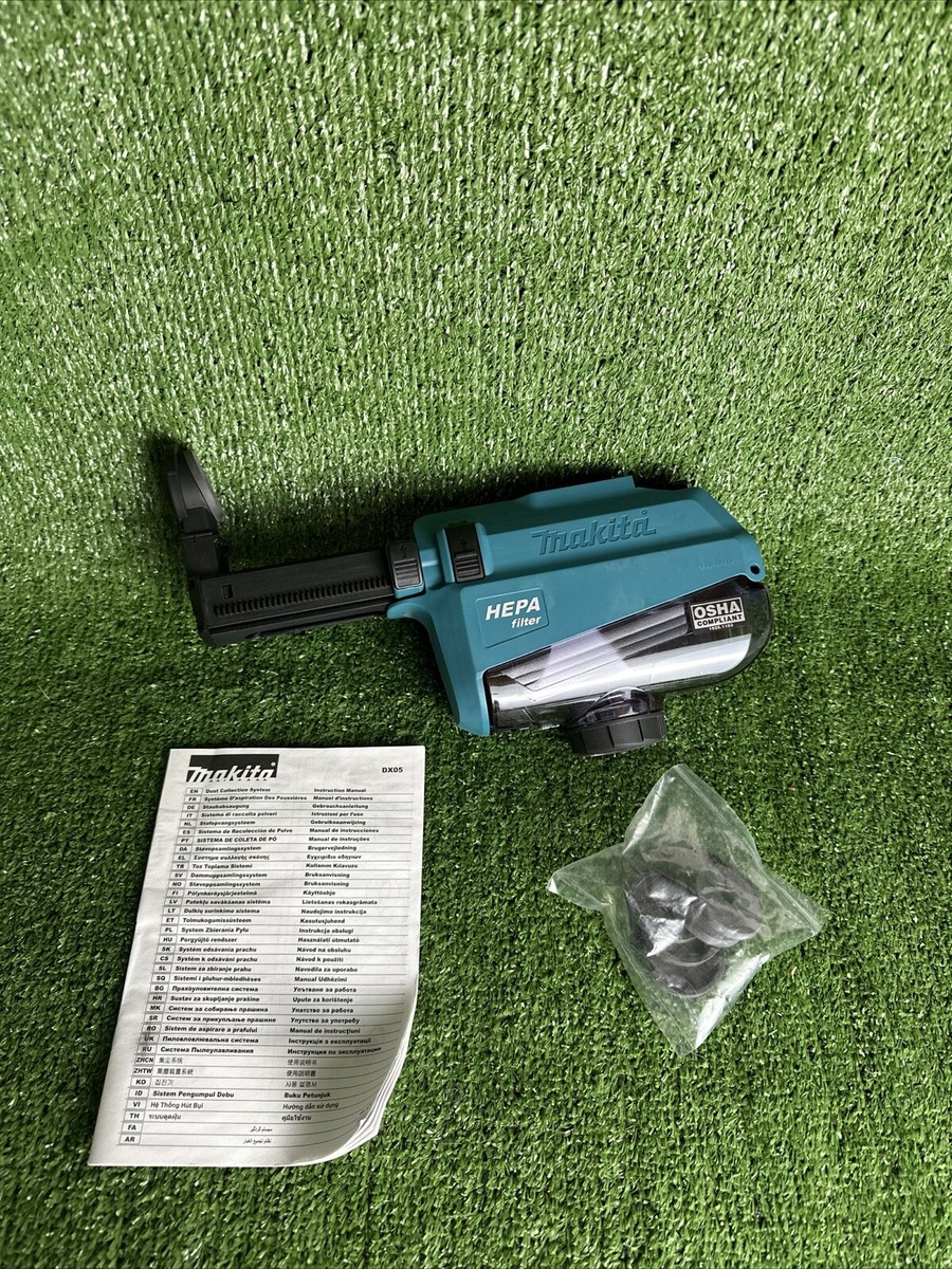 Makita DX05 Dust Extractor Attachment with HEPA Filter Cleaning