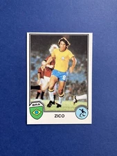 Panini Superstars 82 World Cup Football Sticker Zico #231 - Excellent