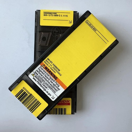 Sandvik / 800-12T308M-C-L 1115 /CNC CARBIDE tool blade 10 Pcs - Picture 3 of 5