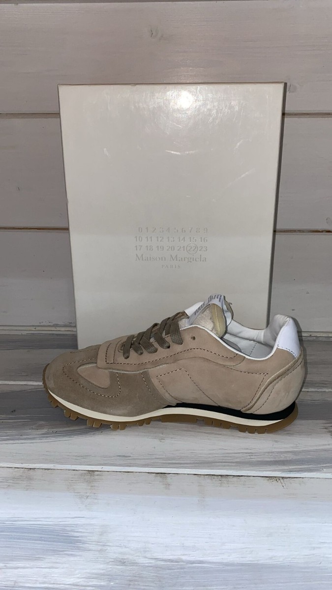 MM6 Maison Margiela Beige Sneakers For Men Size EU 39 MSM06