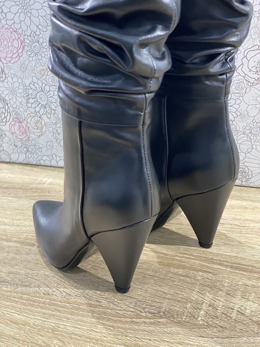 Giampaolo Viozzi Stivale Symbol Schwarzes Leder Luxury
