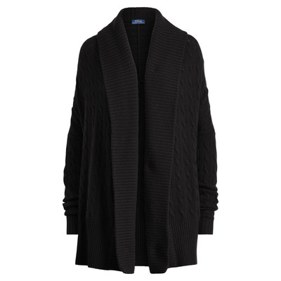 black cashmere cardigan sweater