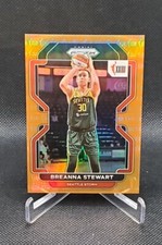 2022 Panini Prizm WNBA #175 Breanna Stewart W25 Orange Prizm /49 Seattle Storm