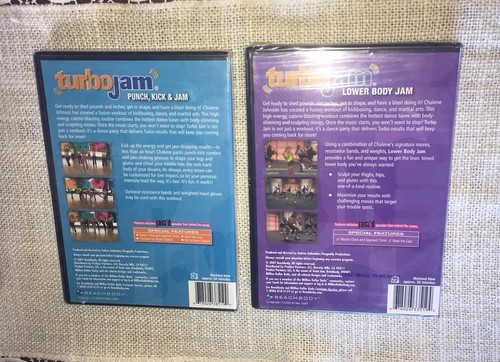NEW SEALED Beachbody Turbo Jam: Punch, Kick & Jam DVD'S Chalene Johnson - Picture 5 of 5