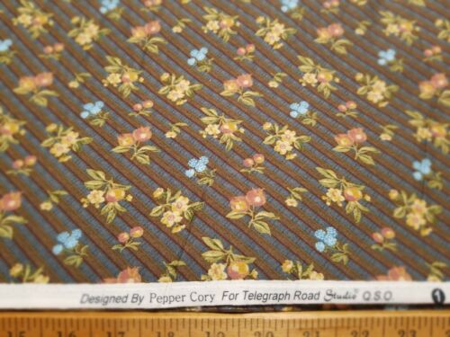 Telegraph Road Studios Pepper Cory Design Flor Berry? Fabric Striped Fabric BTHY - Picture 1 of 1