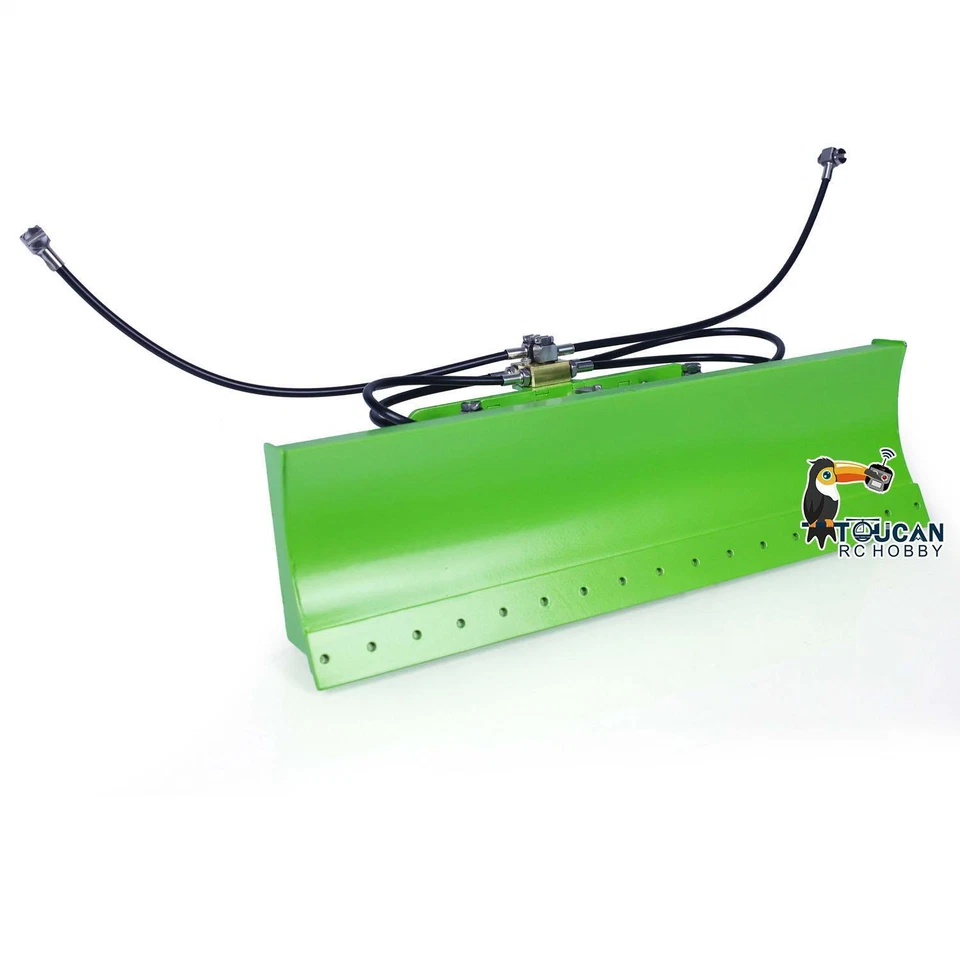 LESU Green Shovel Metal Dozer Blade for 1/14 RC Hydraulic Skid Steer Loader Part - Image 4 of 4