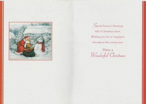 Dad Christmas Card ~ To A Wonderful Dad With Love ~ Various Designs - Picture 37 of 51